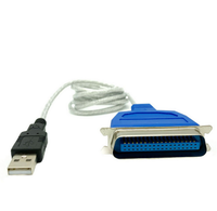 Cable USB a Puerto Paralelo 1284 para Impresora, Cable USB a Impresora, Cable de Conversión USB para Impresora Matricial