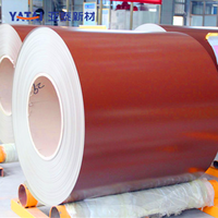 Vente directe d'usine, Chine, vente chaude, bobine en alliage d'aluminium revêtue de couleur, utilisée pour les portes de garage, les rideaux, les toits, les murs extérieurs