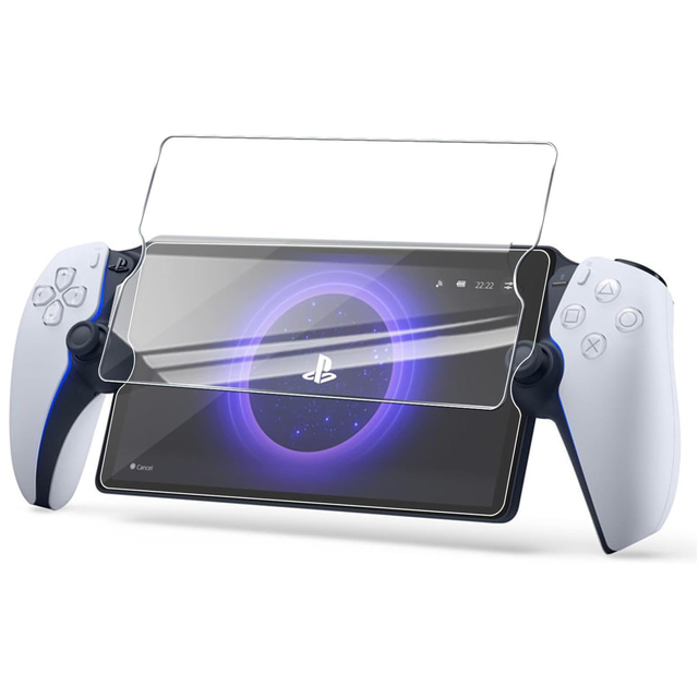 9H 2.5D Clear Anti-Scratch Anti-Fingerprint Handheld Game Console Tempered Glass Screen Protector for Sony Play Portal PS5