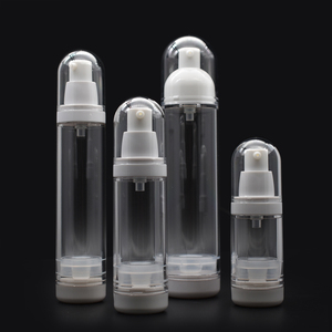 Botella Facial Transparente Ecológica con Bomba Airless de 15ml, 30ml, 50ml, Fácil de Presionar, Impresa con Serigrafía, de Guangdong, Superventas - Product Image 1