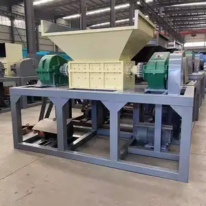 Tự động xe lốp tái chế máy dây chuyền sản xuất chất thải công nghiệp giấy Shredder thực vật