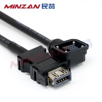 كابل طاقة MiNZAN MR-J3ENCBL MR-J3ENCBL5M-A1-A2 منخفض الطاقة لمحرك سيرفو مع مشفر لـ J3 J4 JE