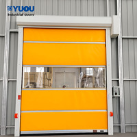 Puerta Rápida de PVC Transparente, Puerta Rápida de PVC, Puerta Enrollable, Libre de Polvo para Cuartos Limpios y Almacenes