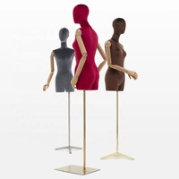 Nouveau design Mannequin femme demi-corps en PVC plastique, gonflable, avec tête, pour présentation de vêtements et d'ordinateurs portables