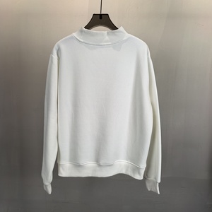 <span class=keywords><strong>Felpa</strong></span> Oversize di Lusso Silenziosa in Stile Americano Minimalista, Abbigliamento Comodo per il Tempo Libero, Pesante con Collo Alto e Fodera in Pile - Product Image 3