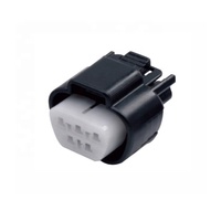 Conector automotriz de plástico eléctrico, arnés de cables hembra, conector automático, 2 unidades