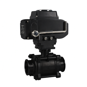 Vanne à bille électrique COVNA DN40 1,5 pouce 3 pièces 1000 WOG 12V DC en acier inoxydable 316, actionneur de vanne à bille, vanne à bille motorisée - Product Image 2