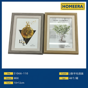 Colore misto 10x12cm cornici per foto 48 pz/scatola quadrato PVC PS metallo personalizzabile Logo elegante Idea regalo - Product Image 1