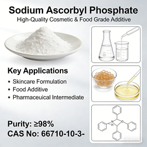 Polvo de Fosfato de Ascorbil Sódico 99% |   Derivado de Vitamina C de Grado Cosmético |   Activo Antioxidante e Iluminador - Product Image 3