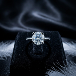 Anillo de Compromiso y Boda Clásico con Diamante Cultivado en Laboratorio D'VINS JEWELS VVS/VS EF de 1.5ct, Corte Solitario, Unisex, Oro Sólido de 18k, Certificado IGI - Product Image 1