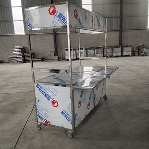 รถเข็นขายอาหารแบบพับได้เคลื่อนที่ได้สำหรับธุรกิจขายขนมขบเคี้ยว - Product Image 6