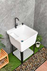 حوض مياه مرتفع محمول متعدد الوظائف أواني خارجية للحدائق والمطابخ والحمامات سيناريوهات متعددة - Product Image 6