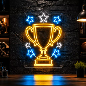 Letrero de Neón LED Acrílico Personalizado con Gráfico de Fútbol, Luz de Pared RGB Regulable para Decoración de Bares Deportivos - Product Image 5