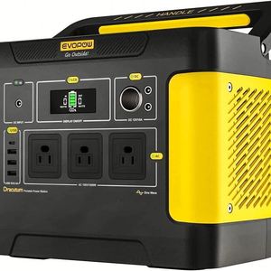 EVOPOW 1531Wh 425200mAh 1200W Générateur solaire mobile de camping Chargement de batterie rechargeable sans fil Centrale électrique portable - Product Image 4