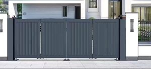 Porte pliante coulissante automatique pour jardin Portes pliantes en aluminium pour patio Extérieur en accordéon résistant aux ouragans Promotion de jardin - Product Image 3