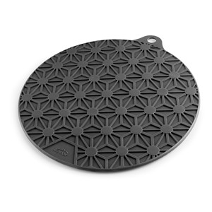 Tovaglietta Magnetica Rotonda Nera con Design Antiscivolo per Uso su Tavolo - Product Image 1