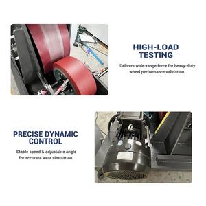 Hidrolik Ağır Hizmet Tipi Poliüretan Tekerlek <span class=keywords><strong>Test</strong></span> Cihazı Tekerlek Aşınma Dayanıklılığı <span class=keywords><strong>Test</strong></span> Makinesi Jant Radyal Yük Yorgunluğu <span class=keywords><strong>Test</strong></span> Makinesi - Product Image 5