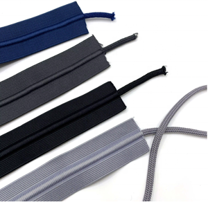 Tùy Chỉnh Có Thể Tái Chế <span class=keywords><strong>3.5Cm</strong></span> Thể Thao Eo Dây Rút Ban Nhạc Đàn Hồi Dệt Kim Vải Đàn Hồi - Product Image 1