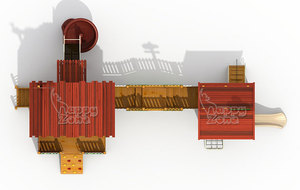 Structure <span class=keywords><strong>de</strong></span> jeu <span class=keywords><strong>en</strong></span> <span class=keywords><strong>bois</strong></span> commerciale avec mur d'escalade, toboggan et bac à sable pour les crèches et les écoles maternelles, utilisation <span class=keywords><strong>en</strong></span> extérieur, 3-12 ans, 20 enfants - Product Image 6