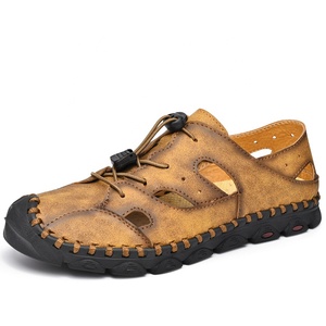 2020 HOT ขาย SLIP-on Hand-stitched รองเท้านุ่มรองเท้าแตะ Hollowed-OUT สำหรับ Men's Breathable CASUAL รองเท้า - Product Image 3