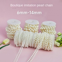 Chaîne de perles pour mariage, décoration de plafond, arrangement de chambre nuptiale, chaîne de perles d'imitation DIY