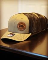 Gorras Trucker Richardson 112 de Alta Calidad con Parche de Cuero Bordado en 3D Personalizado, Visera Curva y Malla, para Hombres, Gorras Deportivas
