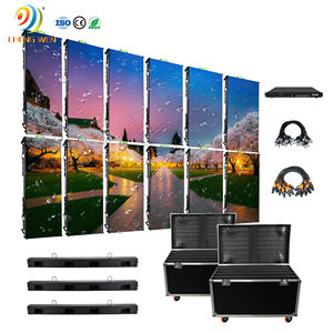 3x2m P3.91 Pantalla LED de alquiler al aire libre 500x1000mm para publicidad Alquiler 7680Hz Alta frecuencia de actualización - Product Image 1