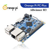 Orange Pi PC Plus, ordinateur monocarte, 1 Go de RAM, 8 Go EMMC, Allwinner H3 Quad-core, 4K WiFi, certifié CE/FCC, Android 4.4, Ubuntu, Debian