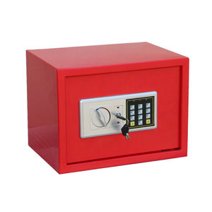 Pequeña <span class=keywords><strong>caja</strong></span> de seguridad de metal de acero <span class=keywords><strong>con</strong></span> cerradura digital inteligente <span class=keywords><strong>Caja</strong></span> <span class=keywords><strong>fuerte</strong></span> <span class=keywords><strong>con</strong></span> <span class=keywords><strong>llave</strong></span> montada en la pared - Product Image 1