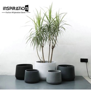 Pots de fleurs en fibre écologiques pour l'extérieur, grands pots de jardin, boîte de plantation extra large - Product Image 4