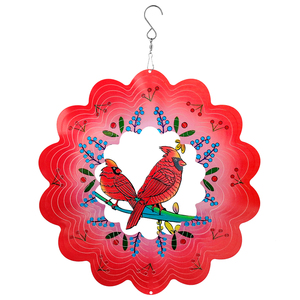Offre Spéciale Carillons Éoliens Métalliques Art Déco 12 pouces Électriques 3D Suspendus pour Décoration Extérieure de Jardin avec Queues - Product Image 1