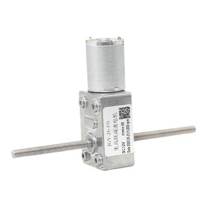 American High School League Jgy4632-370 Dc Geared Motor 6v 12v 24v Low Speed Dual Output Long Shaft Threaded Reversible <b>Micro</b> - Product Image 1