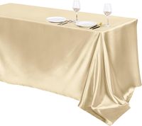 Nappe en satin, taille personnalisée