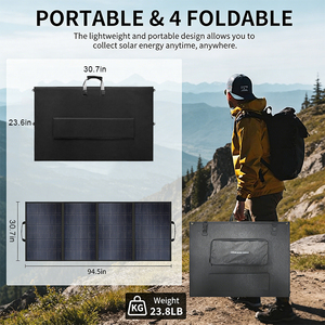 Panel Solar Plegable ALECTER de Alta Eficiencia, 200W/400W, Silicio Monocristalino, 23.4%, Módulo de Energía Verde Ecológico para el Hogar - Product Image 4