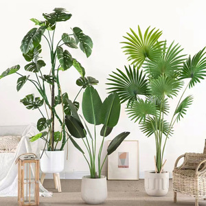 Planta Artificial Monstera Deliciosa Dream Castle, Planta de Interior Grande, Decoración Verde, Material de PVC - Product Image 3