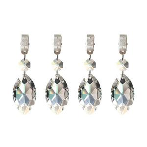 คลิปหนีบผ้าปูโต๊ะสไตล์เรโทรสีสันสดใส ของตกแต่งบ้าน จี้ลูกปัดคริสตัล ของประดับแขวน นำเข้าจากต่างประเทศ - Product Image 4