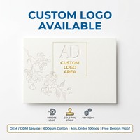 Carte postale personnalisée haut de gamme, luxe, impression typographique Sakura, gaufrage à sec, papier coton 600 g/m², OEM