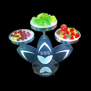 ถาดเสิร์ฟผักผลไม้เรืองแสงถาดสแตนเลส LED สำหรับร้านอาหารโรงแรมปาร์ตี้บาร์เลานจ์ไนท์คลับผลไม้ - Product Image 3