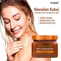 Gommage pour le corps Bain douche Gommage exfoliant pour le corps Hydratant Blanchissant pour toutes les peaux Nettoyage au sel de mer Gommage corporel aux fruits bio