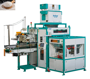Machine de pesage, de remplissage et de scellage automatique de sacs tissés QZB-900D, 5-25 kg, avec triple capteur et changement automatique de produit pour le riz et les céréales - Product Image 1