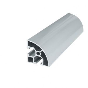 Profilé en alliage d'aluminium série 6000 standard national industriel 4040R, découpe carrée et en arc 40 - Product Image 1