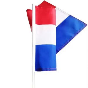 Bandera Pequeña de Poliéster Personalizada con Diseño Propio, Impresión a Medida, con Asta de Plástico - Product Image 3