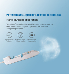 Facile à utiliser, mésothérapie sans aiguille, sécurité, sans chirurgie, plastique ABS, 500W, méso-pistolet, resserrement de la peau, indolore, sans sang, 2500UL au total - Product Image 4