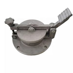 8 Inch Aluminium Voetbediende Luik A2 Oem Standaard Pijpfitting Product Handmatige Klep Handleiding Met Tankflens Goed Handleiding - Product Image 6