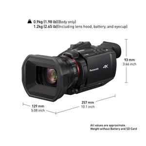 HC-X1500 UHD 4K Pro máy quay 24x Zoom 3.5 "Màn hình 10x-20x Zoom quang học CCD Hình ảnh cảm biến 2MP hiệu quả Megapixel SD phương tiện truyền thông - Product Image 6