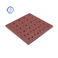 Panneaux acoustiques modernes pour plafond, en MDF perforé, en bois MGO, insonorisants, pour salles de sport, gymnases et auditoriums
