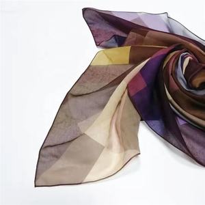 Cheap Multicolor Impreso Gasa Poliéster Señoras Estola Bufanda - Product Image 4