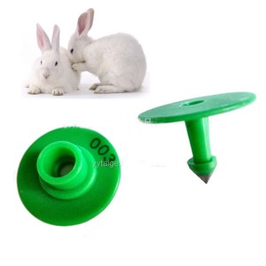 Etichetta di identificazione con coniglio animale con etichetta auricolare con segno auricolare di maiale rotondo in plastica con marchio auricolare con numero - Product Image 1