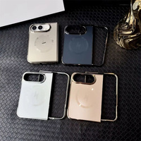 Étui de téléphone magnétique ultra fin AG mat effet peau pour iPhone DUO Ultra 18 Fold 18ultra, coque rigide en PC plaqué, antichoc, Fundas