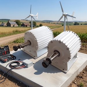 เครื่องกำเนิดไฟฟ้าพลังน้ำ 3 เฟส PMG 5000 วัตต์ 5KW รอบต่ำ ราคาประหยัด - Product Image 4